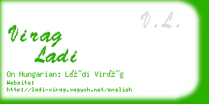 virag ladi business card